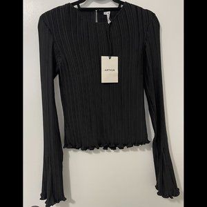 Arthur Apparel Box Pleat Top sz 4 NWT